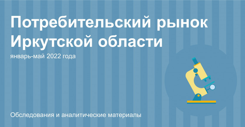 Потребительский рынок Иркутской области в январе-мае 2022 года